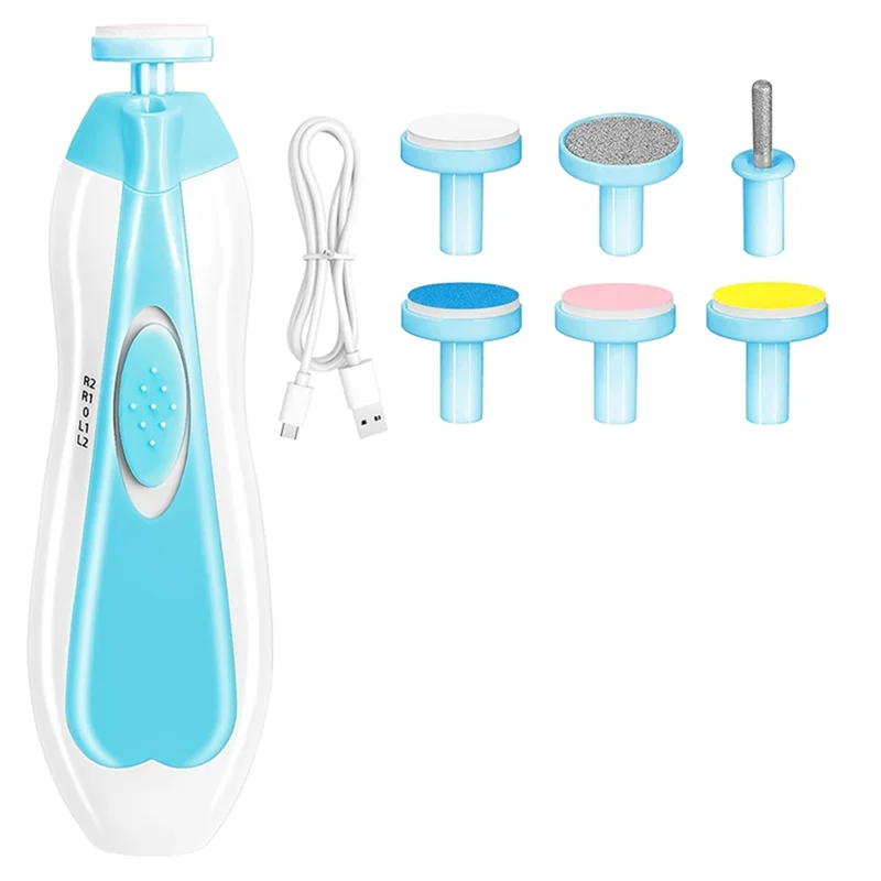 WOTT-Grooming Kit 6 In 1 Electric Baby Nail Clipper
