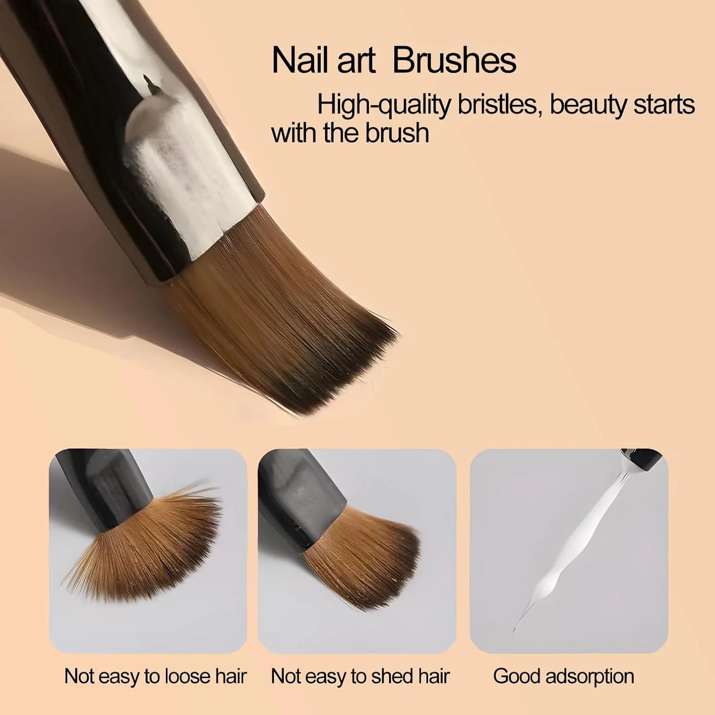 LINMANDA Nail Art Design Pen Painting Tools with Nail Extension