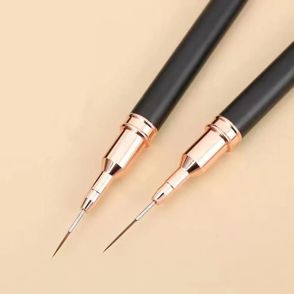 Black Nail Art Liner Brushes