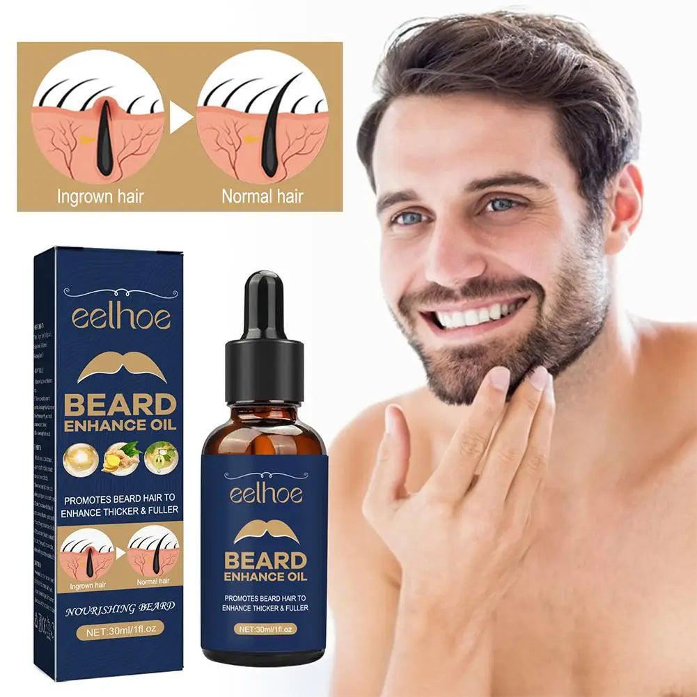 2PCS High-quality Natural Beard Growth Oil