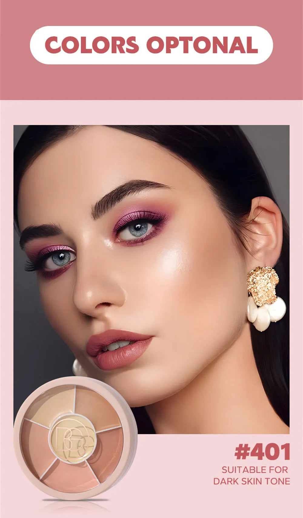 Natural Color Concealer Palette