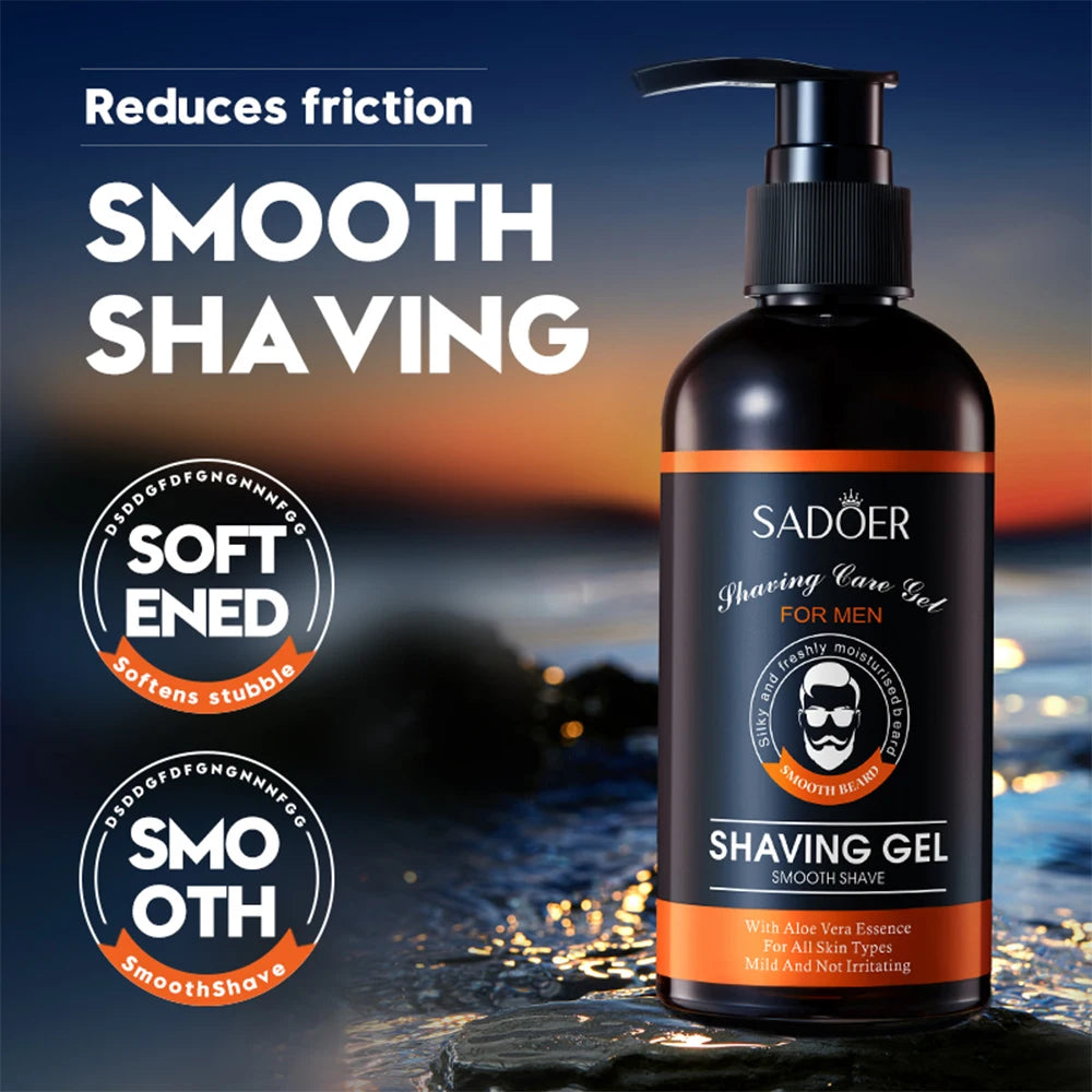 2PCS Men's Shaving Gel Non