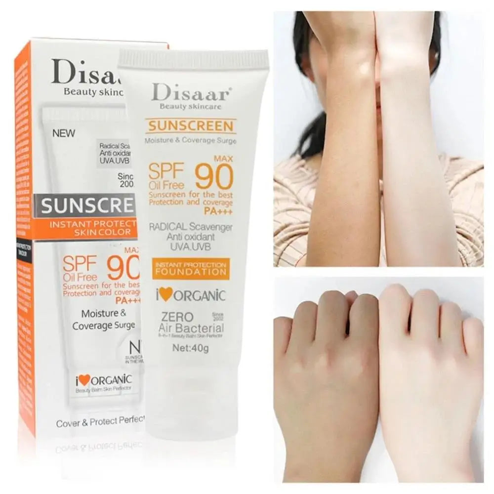 Face Body Whitening Sun Cream SPF 90 Sunblock Skin Protective Cream