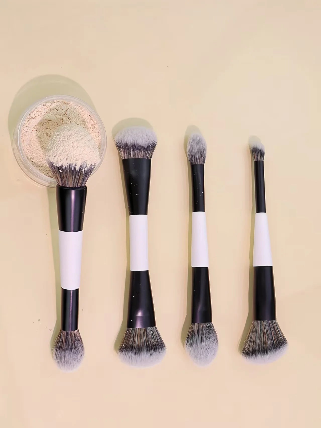 4 Double-Headed Makeup Brushes, Multi-Functional Makeup Brush