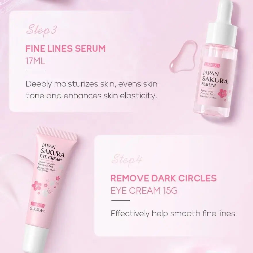 Sakura Skincare Set, 29pcs/set