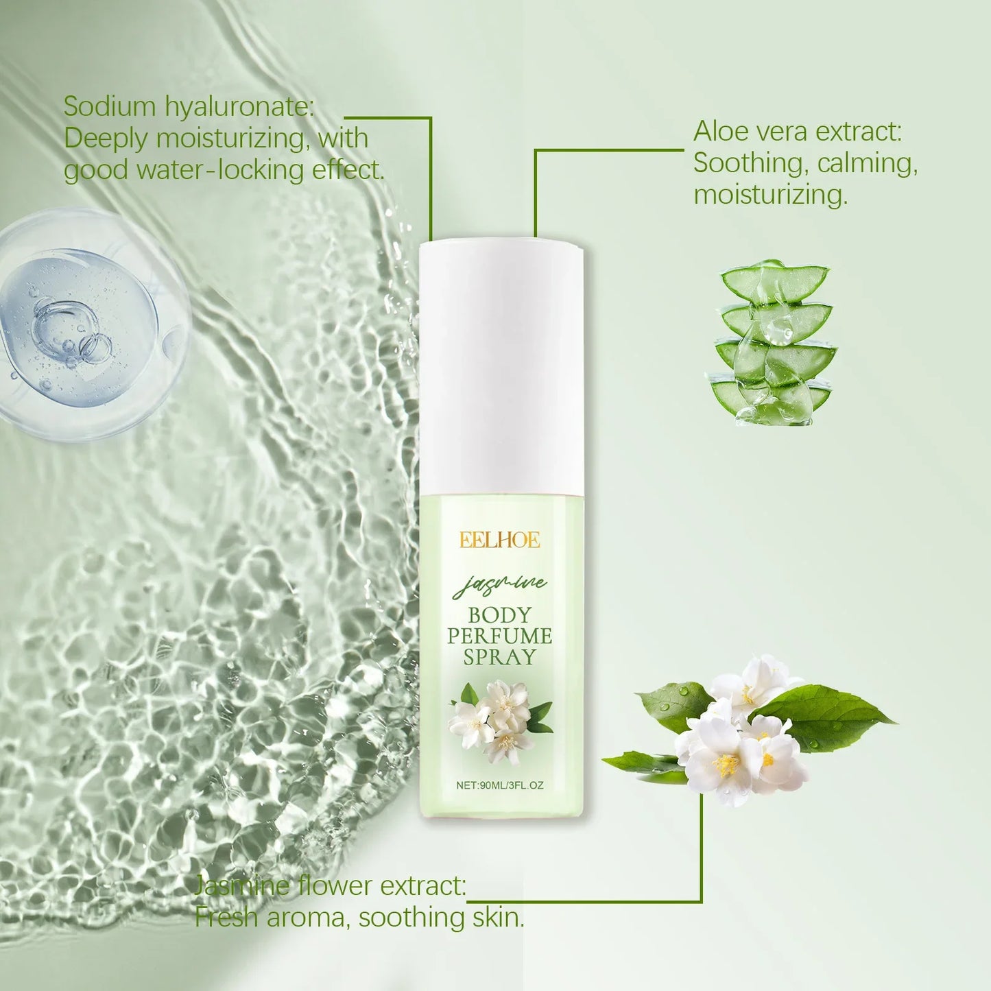 Jasmine Body Perfume Spray Body Mists
