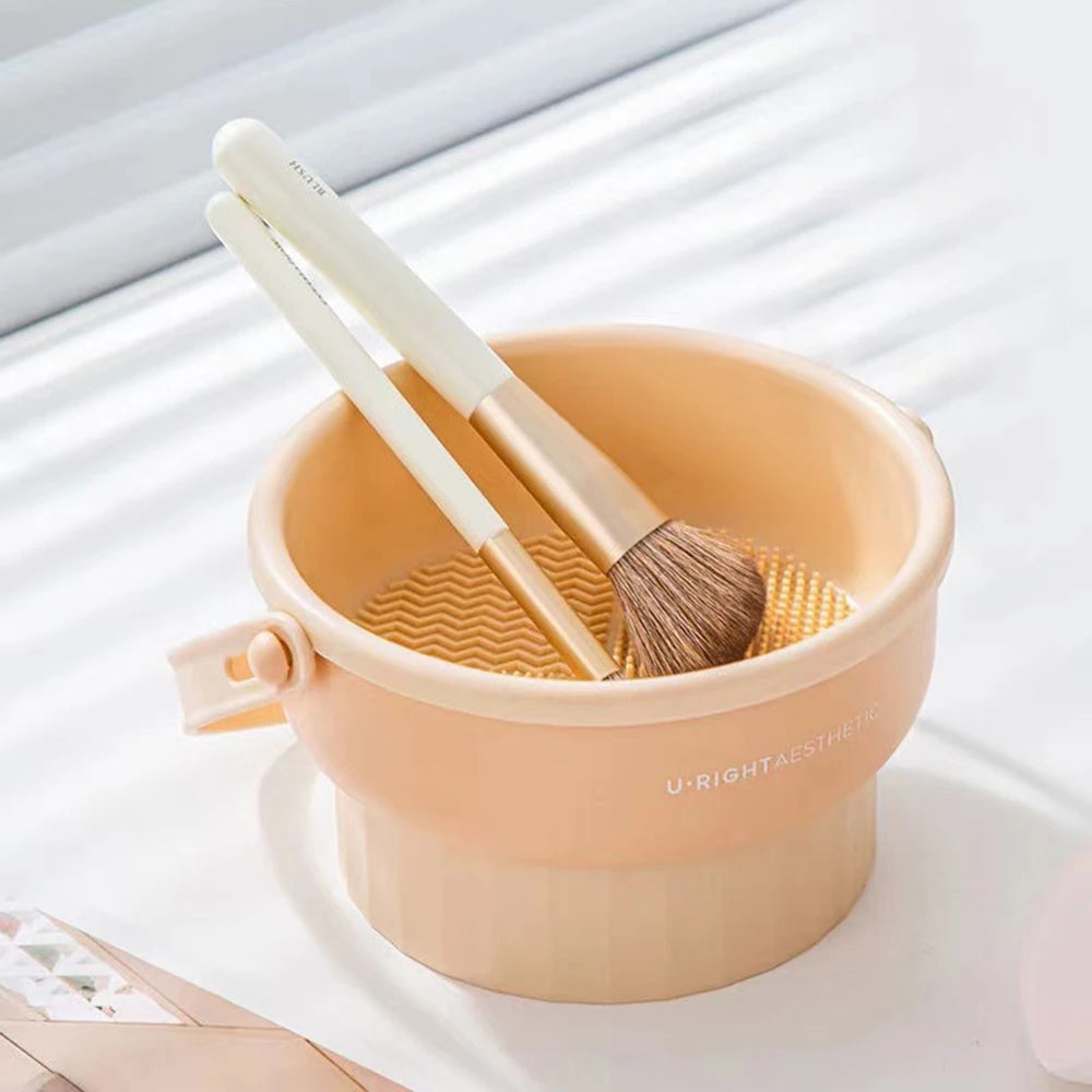 Makeup Brush Cleaning Bucket Washing And Drying Tools