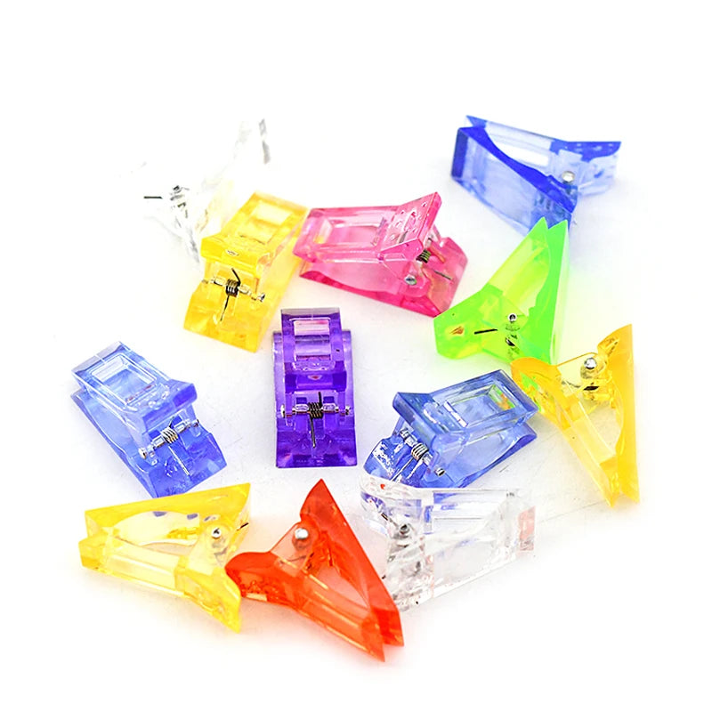 Transparent Crystal Extension Rubber Setting Clip