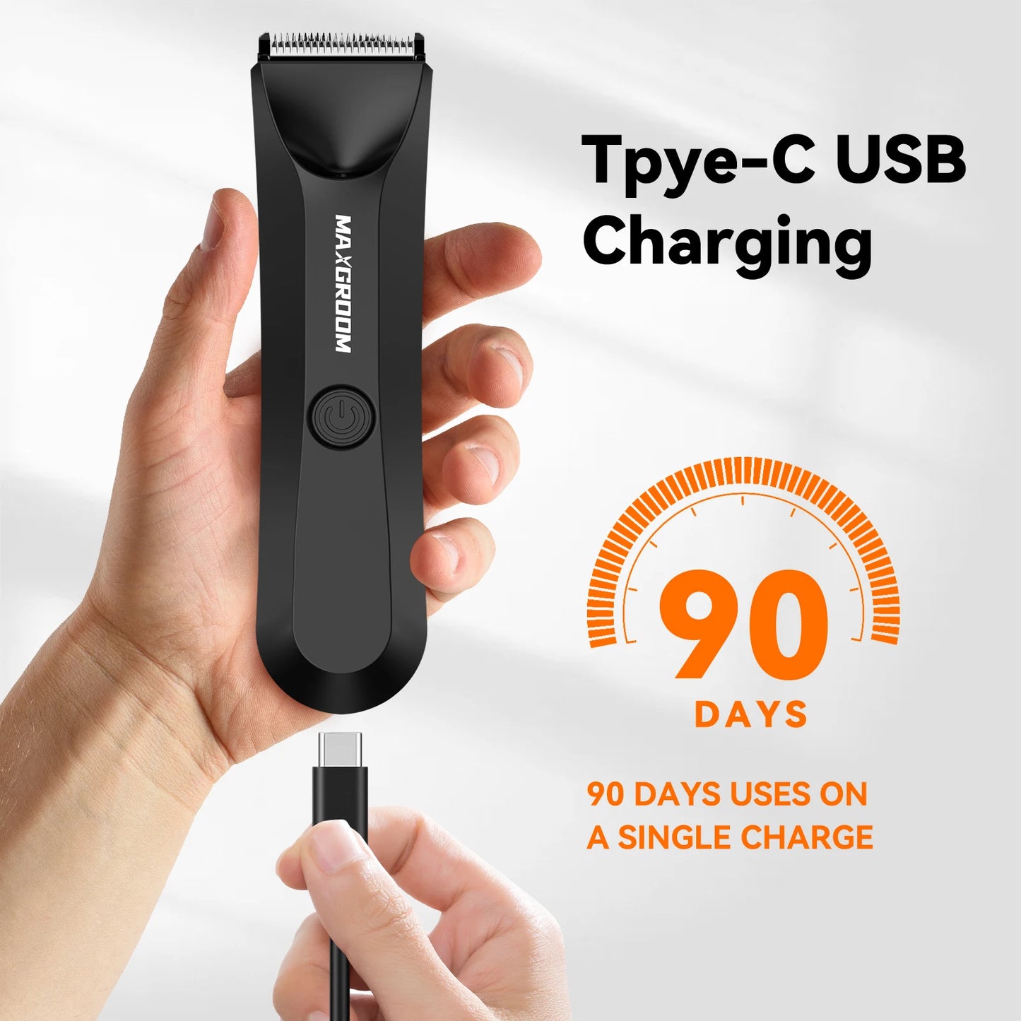 MAXGROOM Body Hair Trimmer Shaver for Men