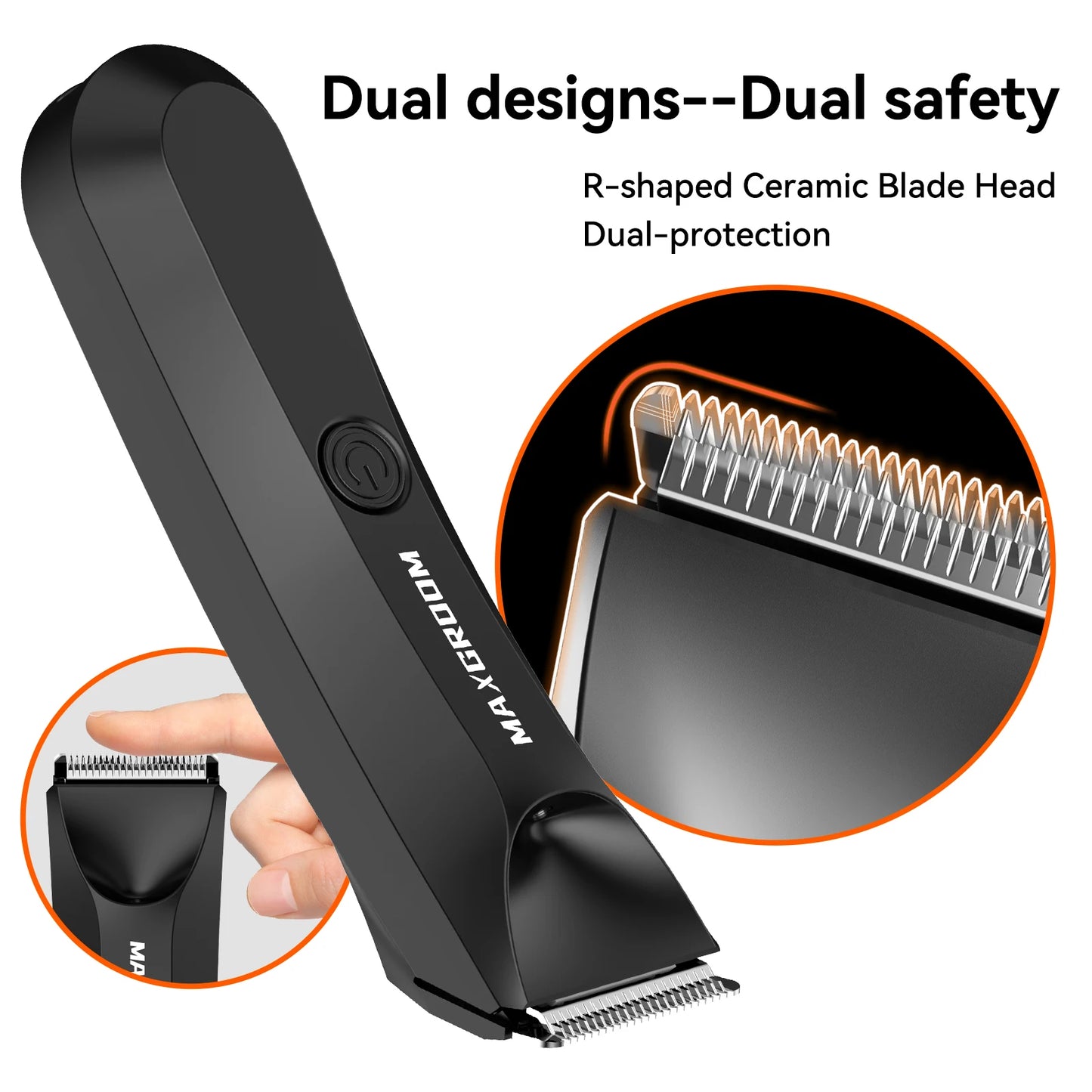 MAXGROOM Body Hair Trimmer Shaver for Men