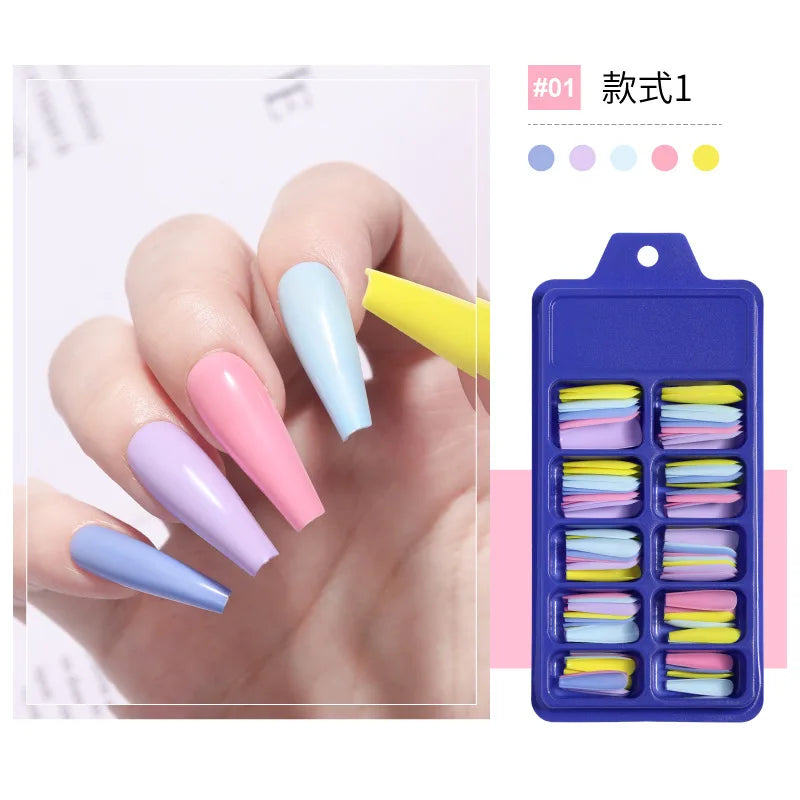 100pcs/box Acrylic Artificial False Nail