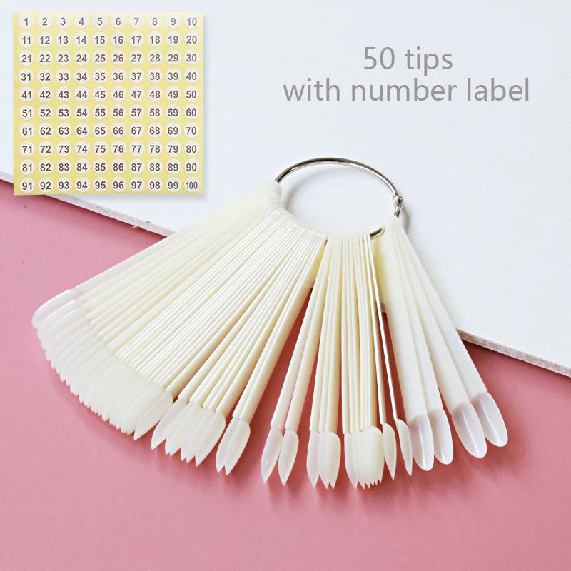 Nail Display Sticks Nail Swatch False Nail Tips