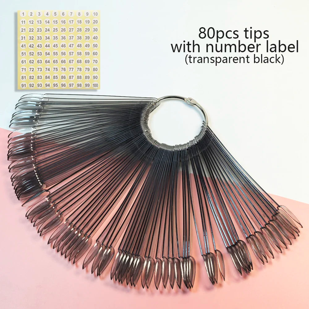 Nail Display Sticks Nail Swatch False Nail Tips