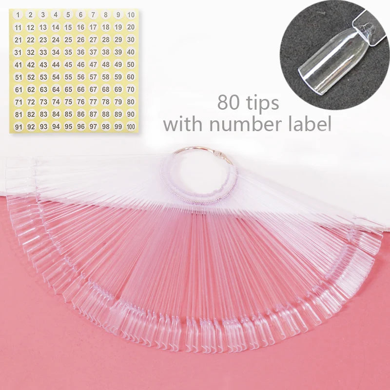 Nail Display Sticks Nail Swatch False Nail Tips