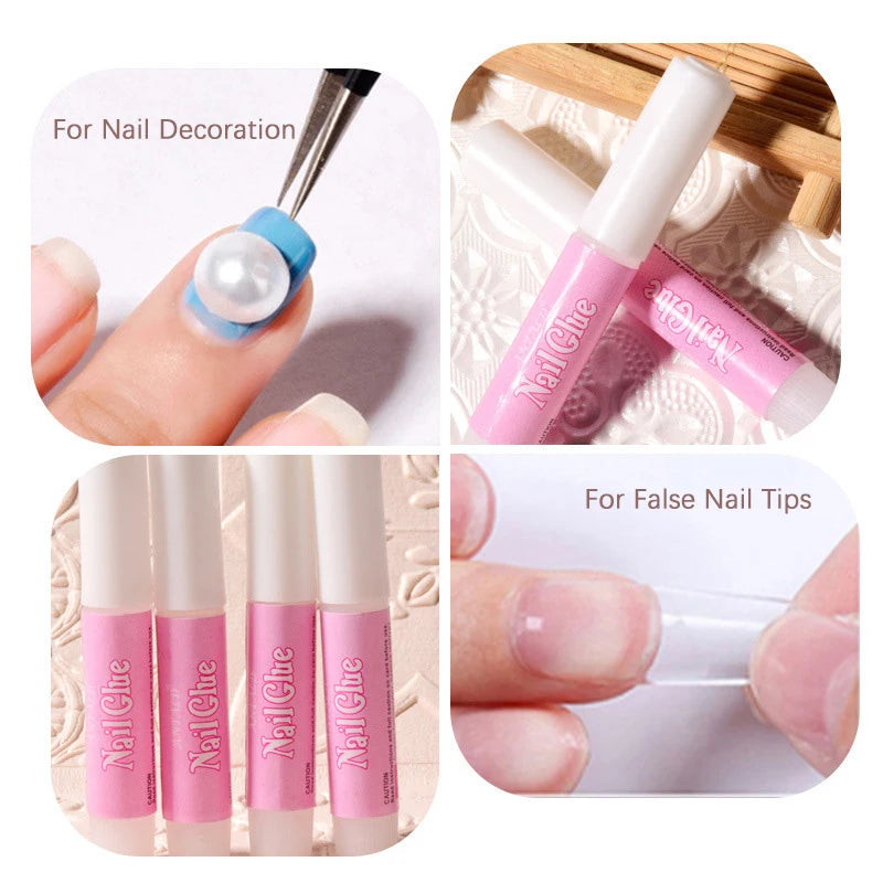 Super Strong Nail Glue Set For False Nail