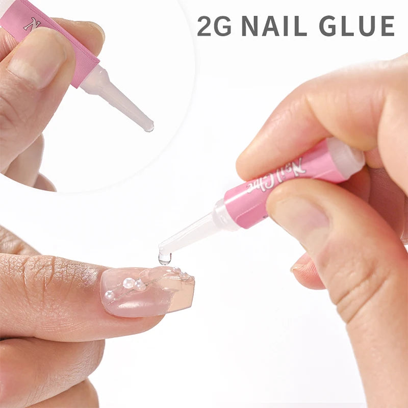 Super Strong Nail Glue Set For False Nail