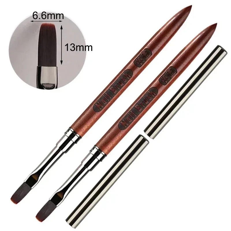 Wood Gel Painting Brush Nail Art
