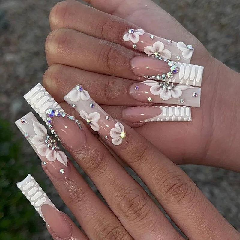 24Pcs Artificial Finger Nails