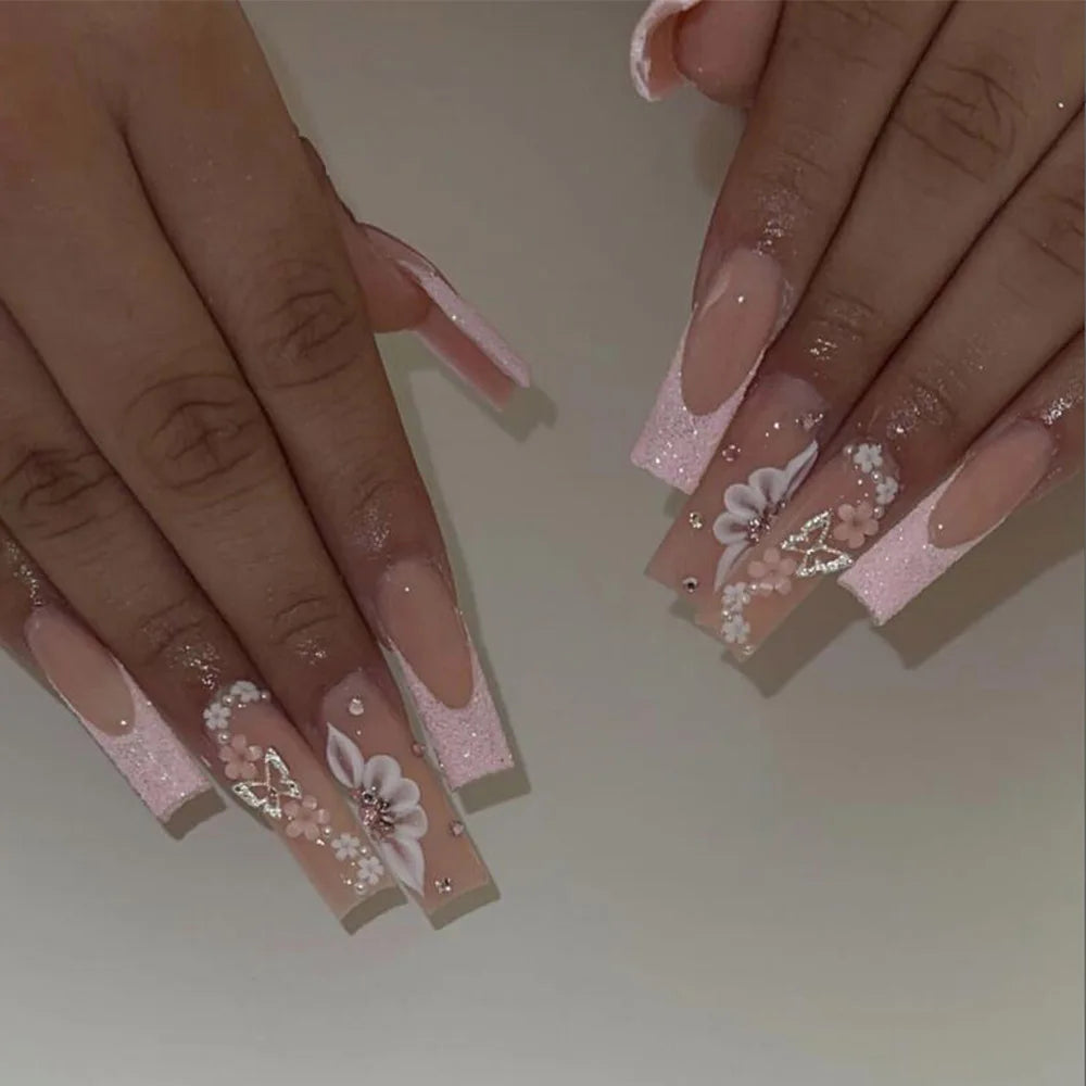24Pcs Artificial Finger Nails