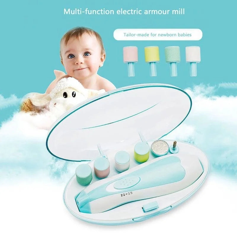 Baby Electric Nail Trimmer Kid Nail Polisher