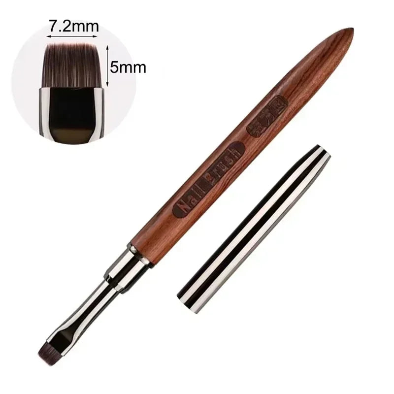 Wood Gel Painting Brush Nail Art