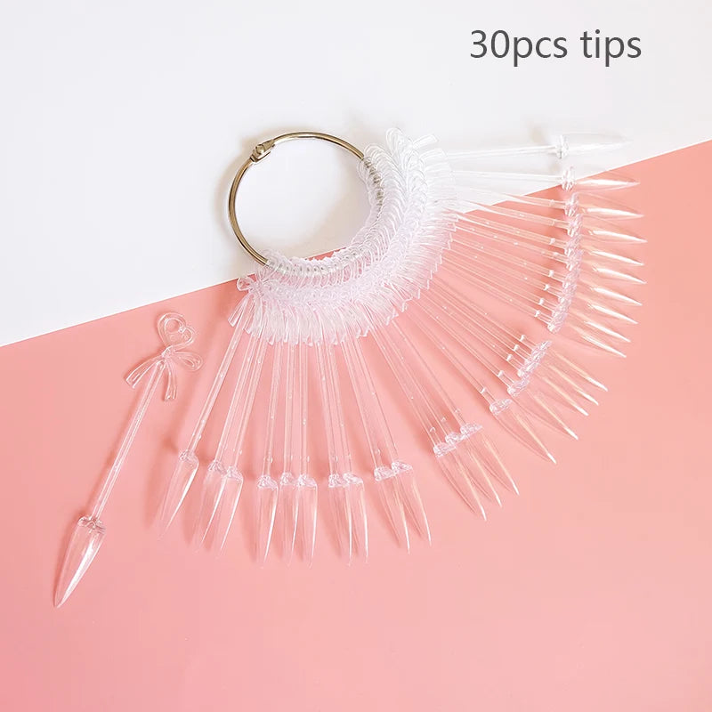 Nail Display Sticks Nail Swatch False Nail Tips