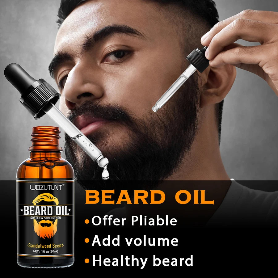 Facial Hair Care Product for Men Moustache
