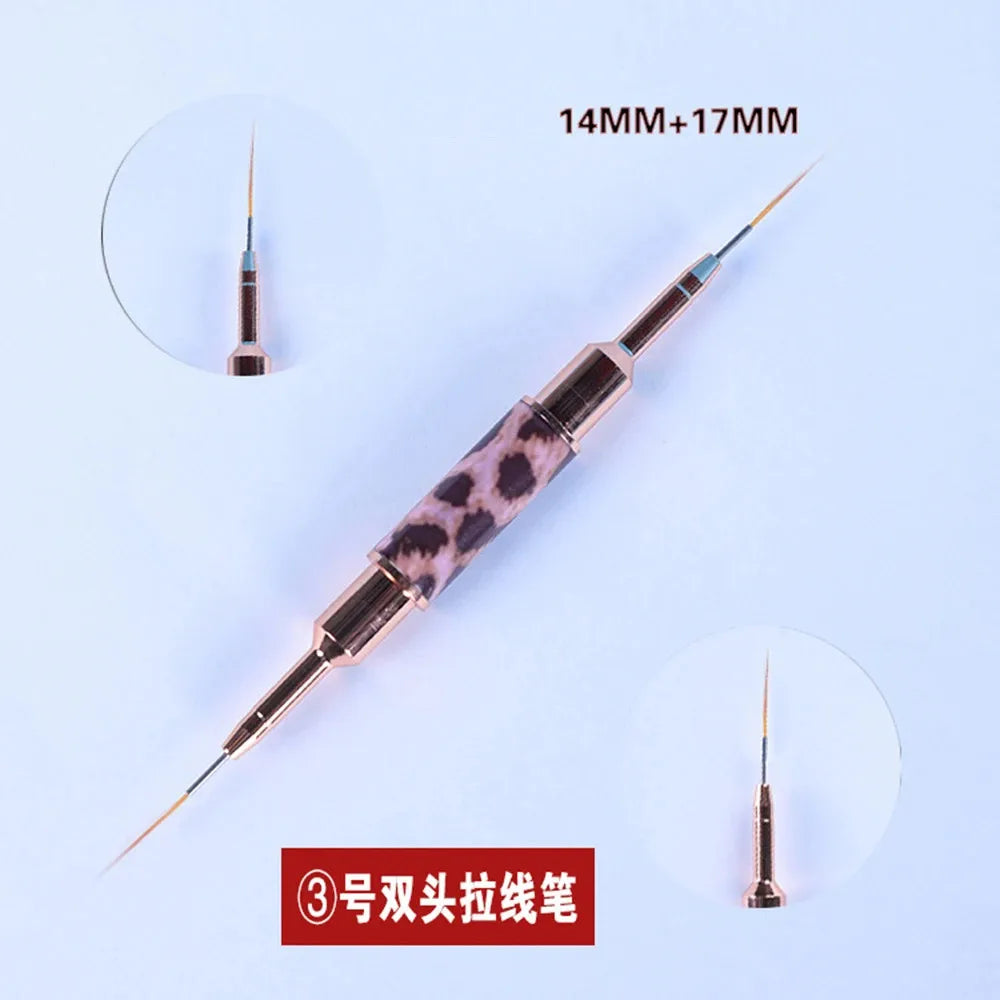 Black Nail Art Liner Brushes