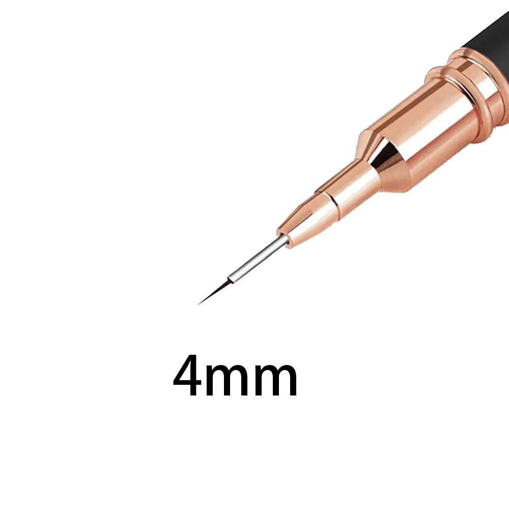 Black Nail Art Liner Brushes
