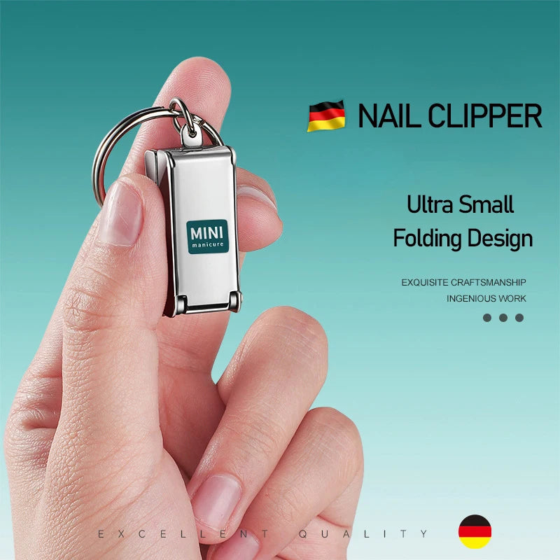 Collapsible Portable Travel Fingernail Nail Scissors