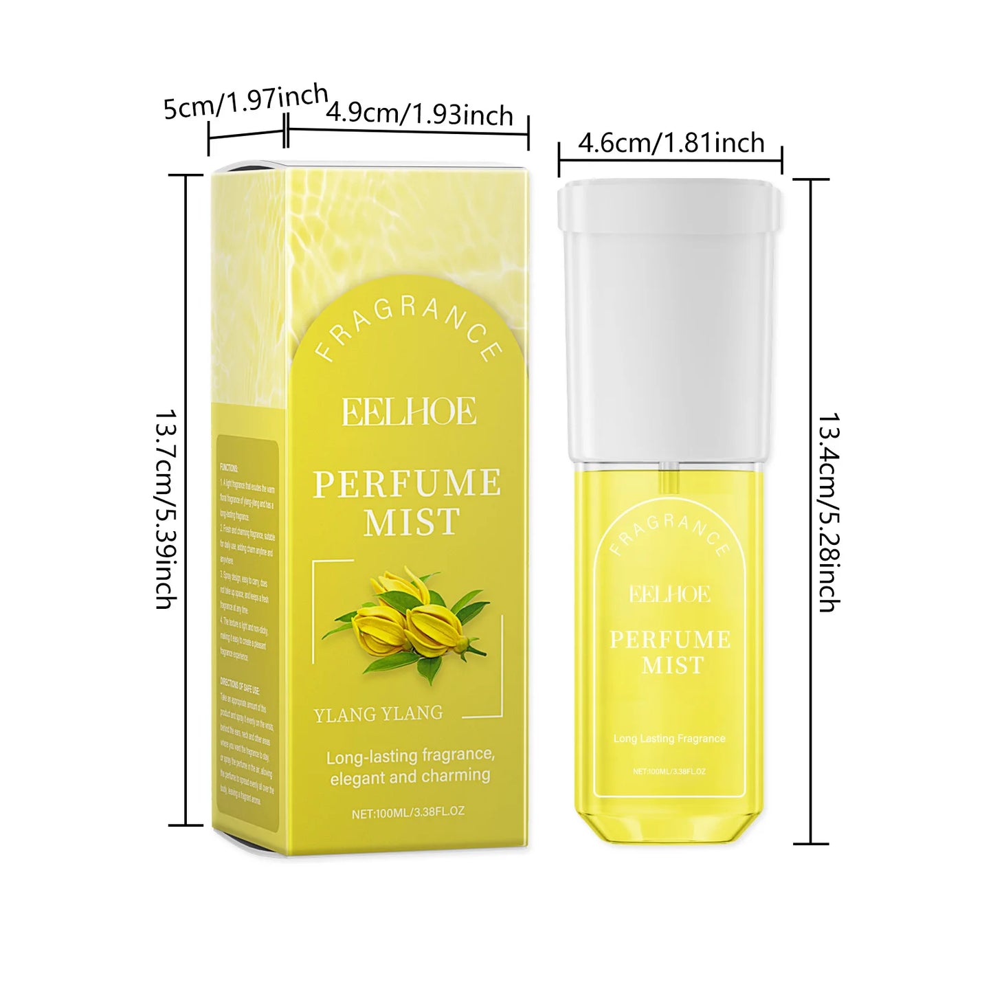 Body Perfume Spray Ylang Ylang Evening Fragrance