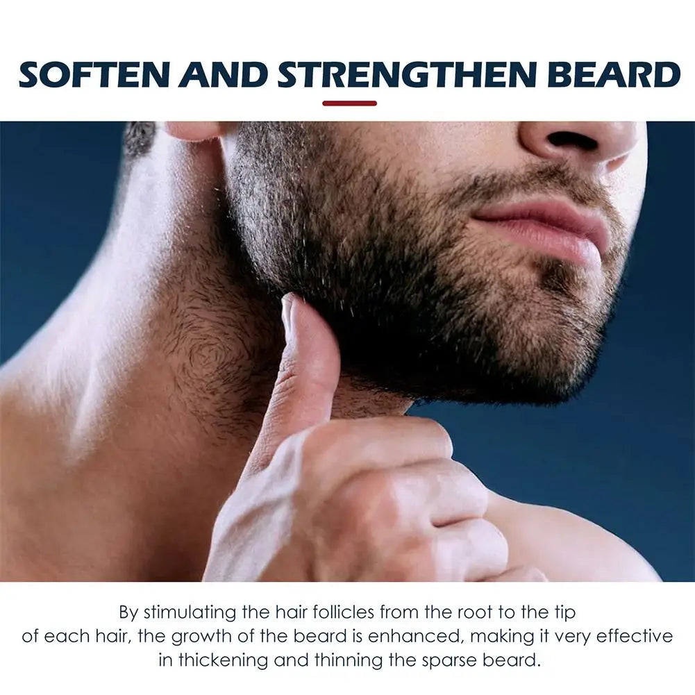 2PCS High-quality Natural Beard Growth Oil