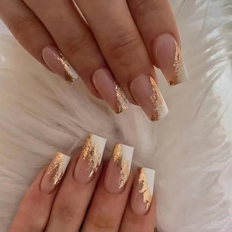 Fashion Colorful Butterfly False Nail