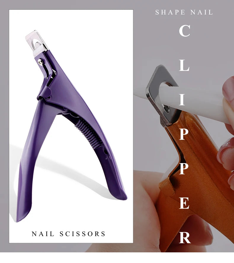 False Acrylic Tips Clipper Manicure Clamp