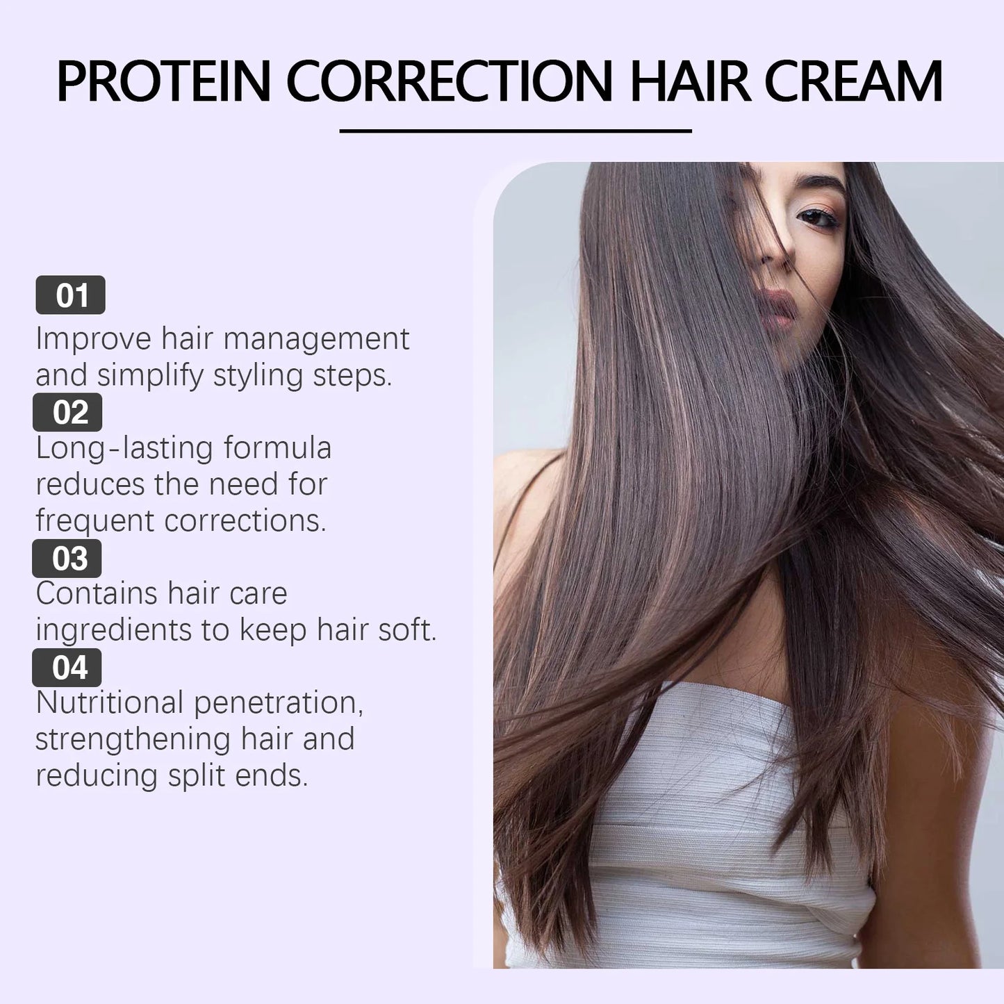 Keratin Hair Cream Fast Smoothing