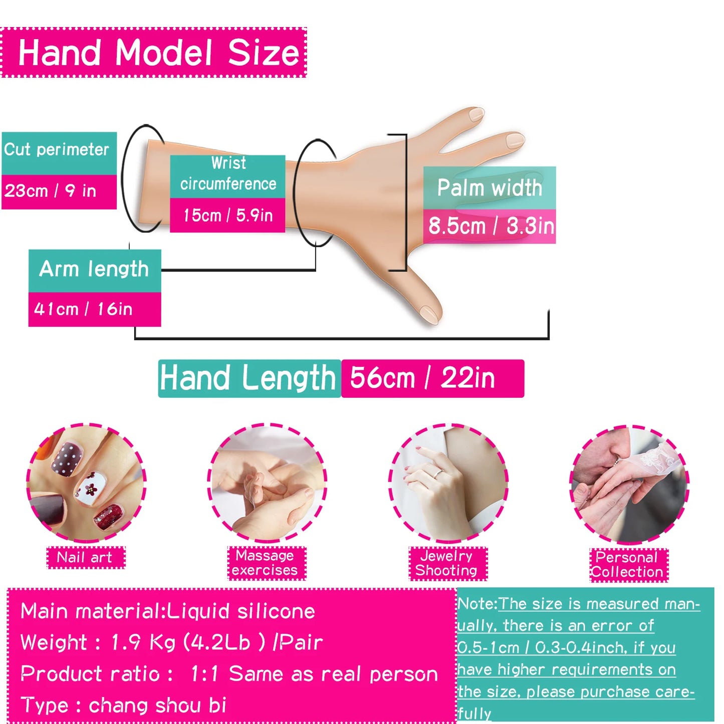 Female Nail Practice Hand