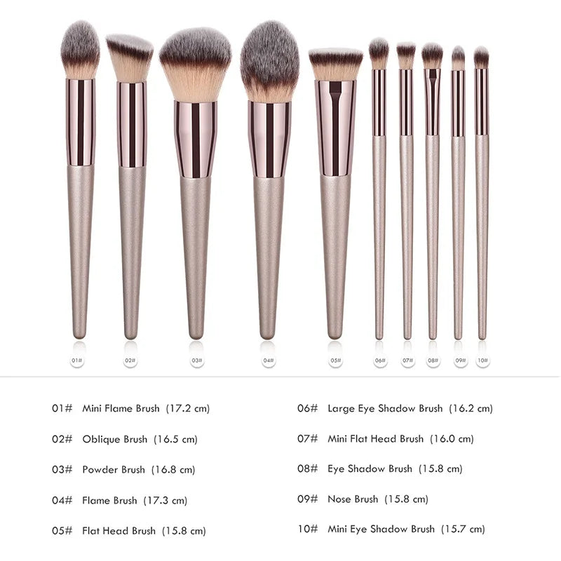 4/10/14/20 Pcs Makeup Brush Set