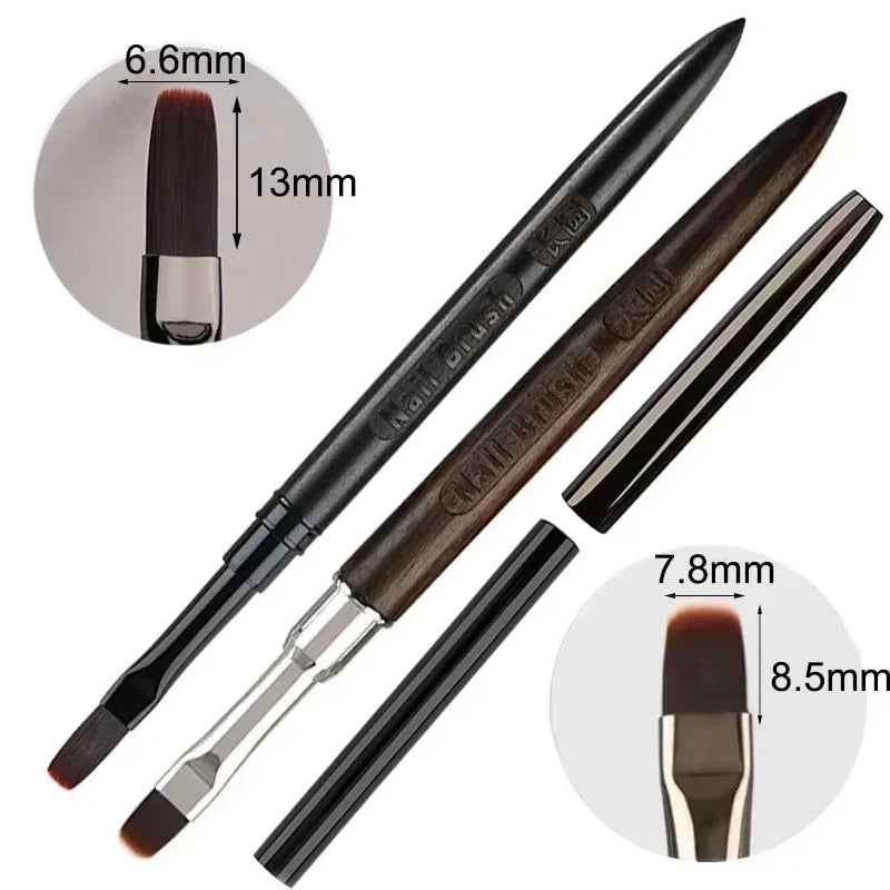 Wood Gel Painting Brush Nail Art