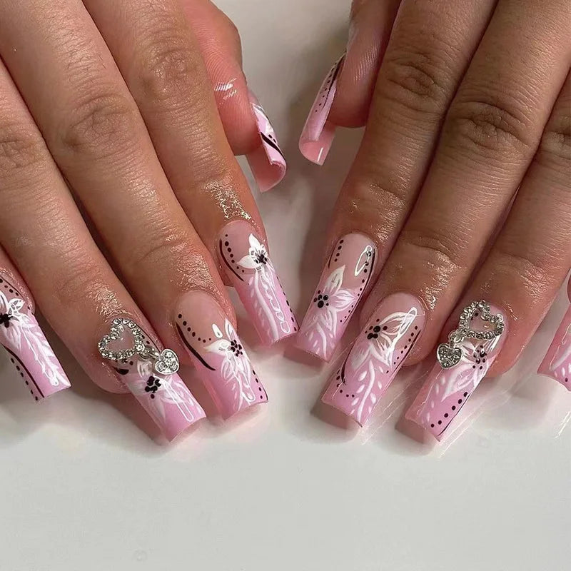 24Pcs Artificial Finger Nails