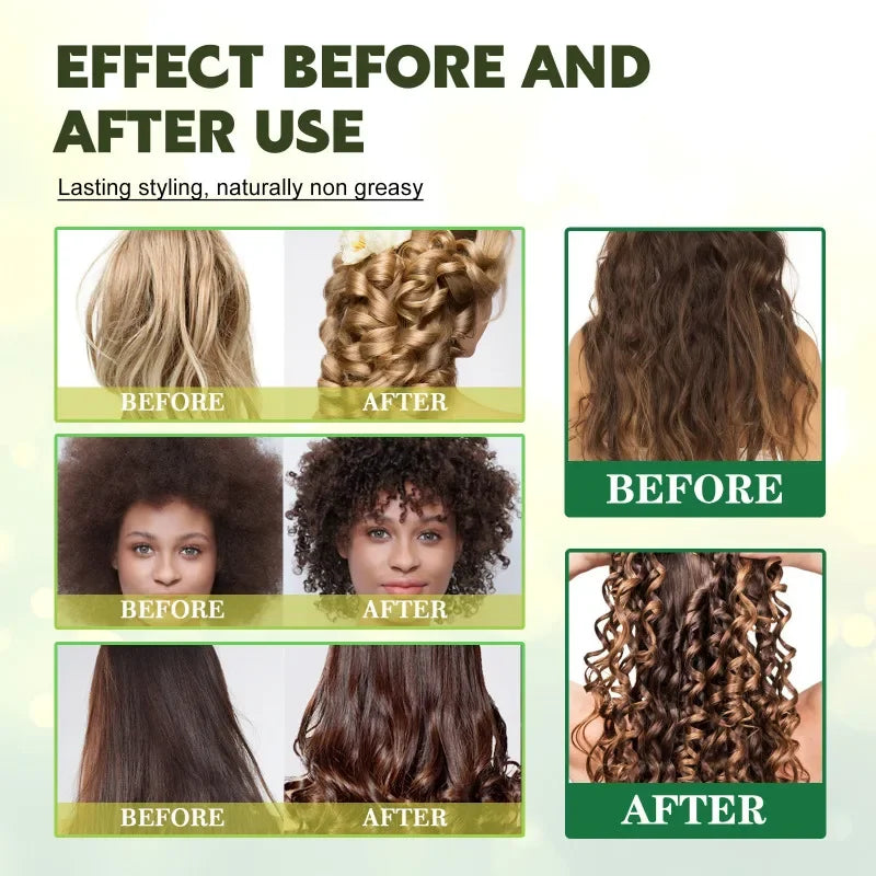 60ml Hair Sculpting Mousse Professional Curly Hair Styling Cream
