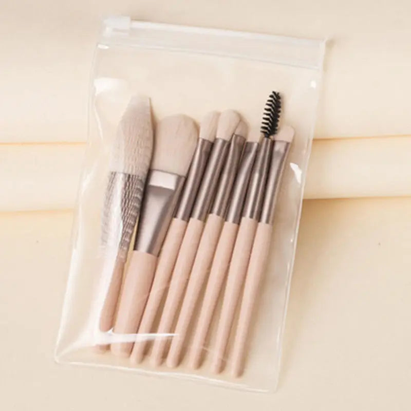 8PCS Macaron Makeup Brushes Set