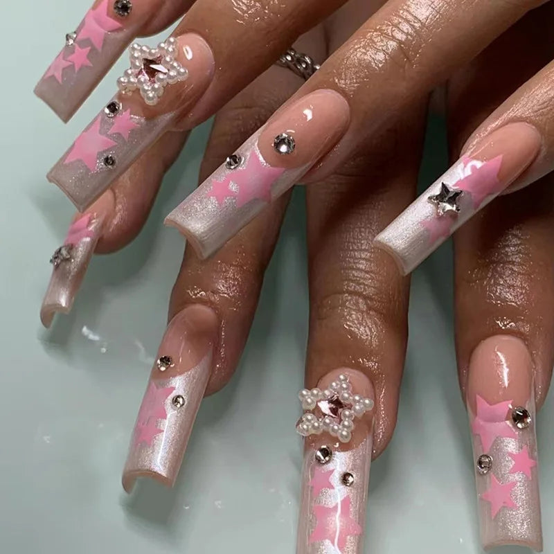 24Pcs Artificial Finger Nails