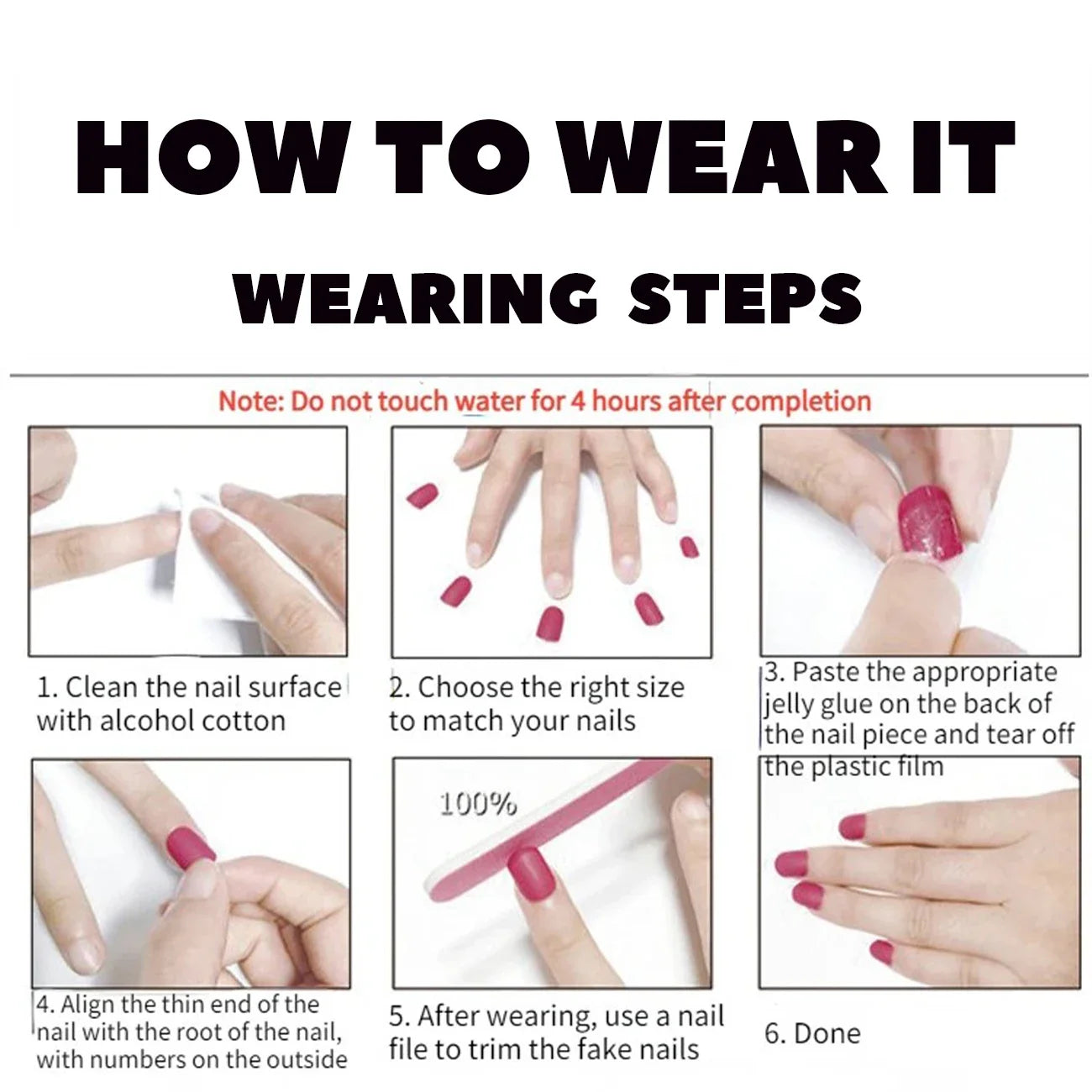 French Style Artificial Nail Tip