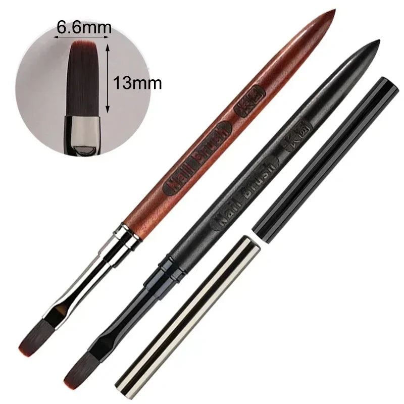 Wood Gel Painting Brush Nail Art