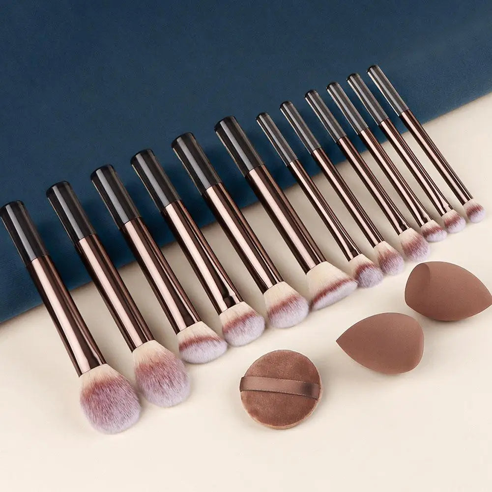 Makeup Brush Set 12 Pcs Everyday Essentials Makeup Brush Set