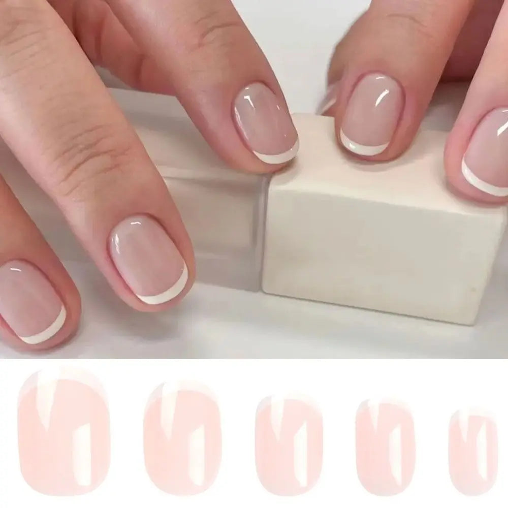 French Simple Style False Nails