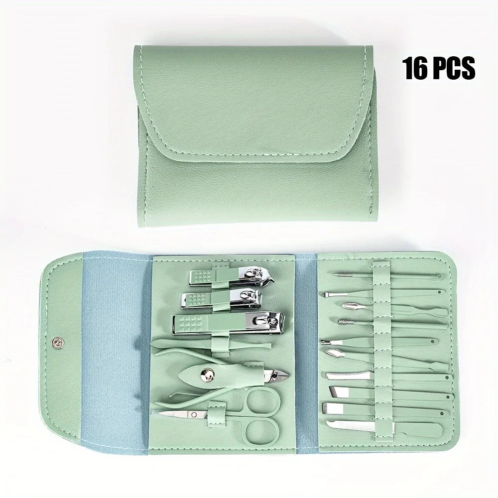 16pcs Professional Nail Clippers