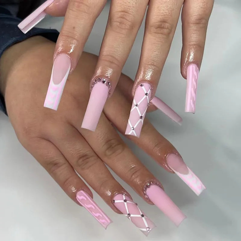 24Pcs Artificial Finger Nails