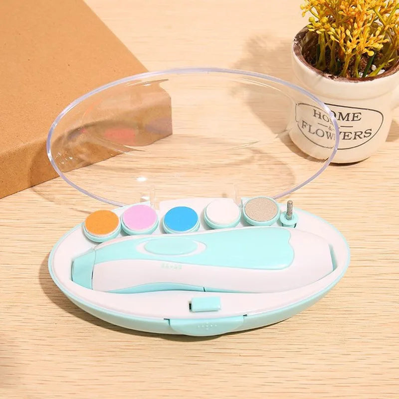 Baby Electric Nail Trimmer Kid Nail Polisher