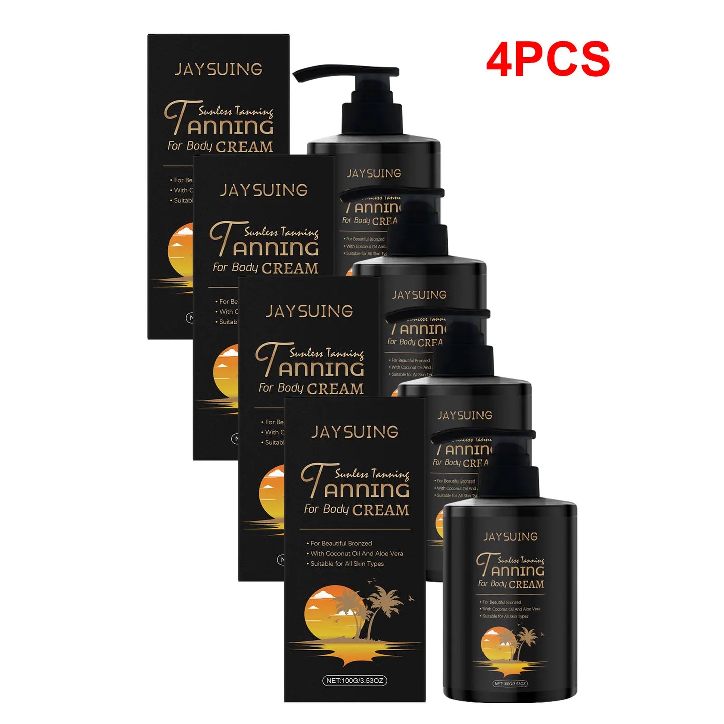 Tanning Lotion Face Body Self Tanner Sunless Browning Streak
